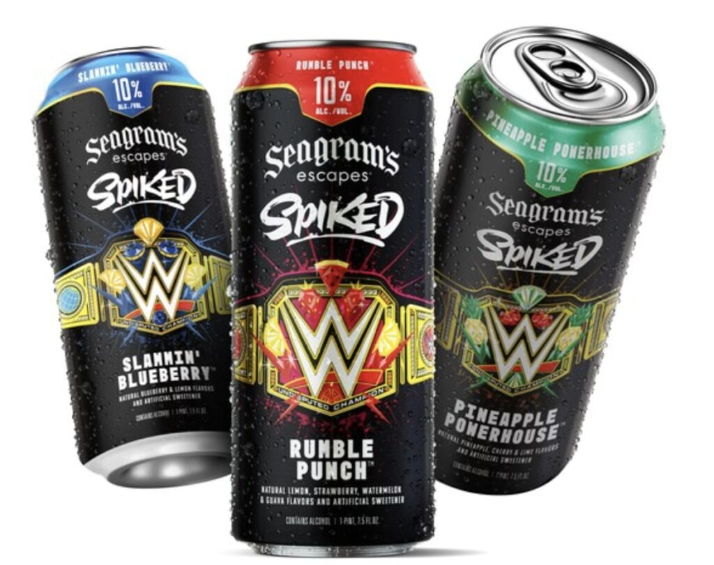 WWE & Seagram’s Just Dropped Spiked Drinks — and They’re Debuting in LA with a Summer Slam!